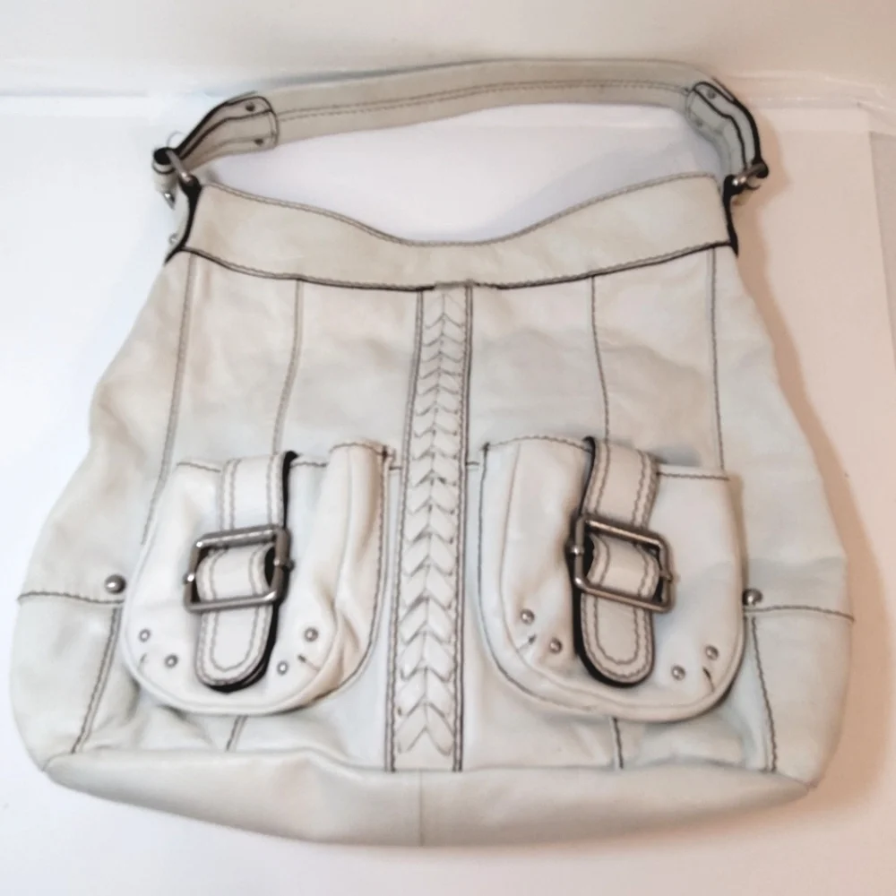 Tignanello crema shoulder bag extra large.